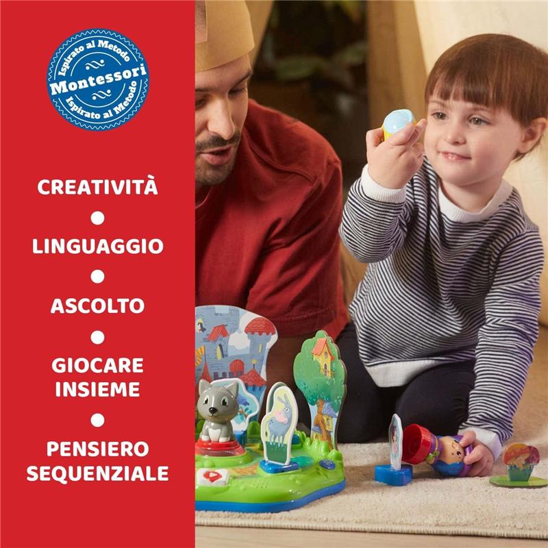 CHICCO FABULOUS IL CREASTORIE CANTASTORIE PER BAMBINI 2 ANNI, 6 ANNI, IN 4 LINGUE, 10 PERSONAGGI, 4 MODALITÀ, 90 MIN DI CONTENUTI