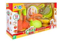 PLAYSET ACCESSORI PER LA CUCINA IN CONFEZIONE DA 12 PEZZI