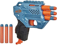 NERF ELITE 2.0 TRIO SD-3 BLASTER 6 FRECCETTE SABBIATURA A 3 BARILOTTI 8+ ANNI