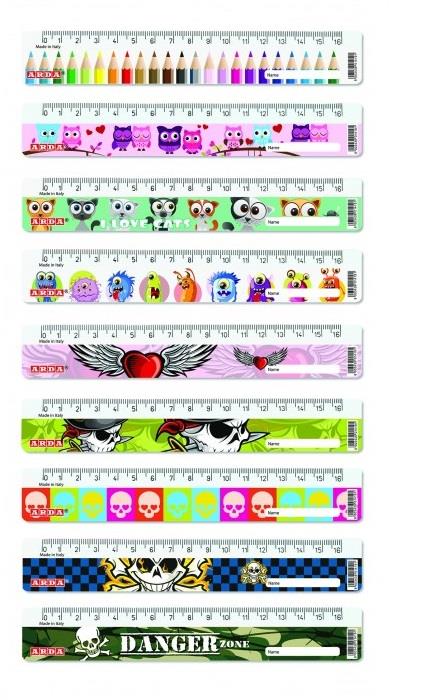 RIGHELLO FANTASY 16CM IN DECORAZIONE ASSORTITA