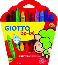 GIOTTO BEBE SUPER PASTELLONI CERA IN CONFEZIONE DA 10 PEZZI