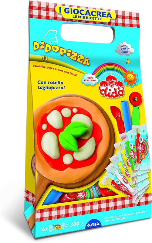 DIDÒ GIOCACREA LE MIE RICETTE DIDOPIZZA SET PONGO FORMINE ACCESSORI PIZZAIOLO