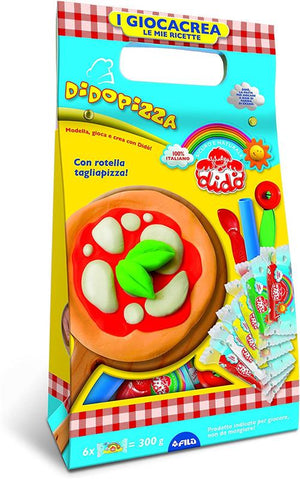 DIDÒ GIOCACREA LE MIE RICETTE DIDOPIZZA SET PONGO FORMINE ACCESSORI PIZZAIOLO