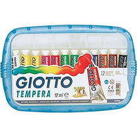 GIOTTO TEMPERA 12 PZ TUBO 12 ML
