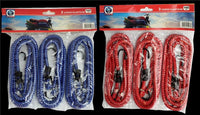 SET 3 CORDE ELASTICE DA GIOCO O SPORT DA 140 CM CIASCUNA