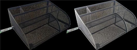 ORGANIZER OFFICE PER UFFICIO 25,5X17,5X10 CM IN METALLO E IN COLORAZIONE ASSORTITA OKX