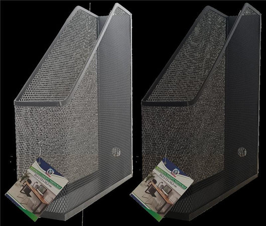 PORTA DOCUMENTI VERTICALE DA UFFICIO  25,5X7,3X32,3 CM IN METALO COLORAZIONE ASSORTITA