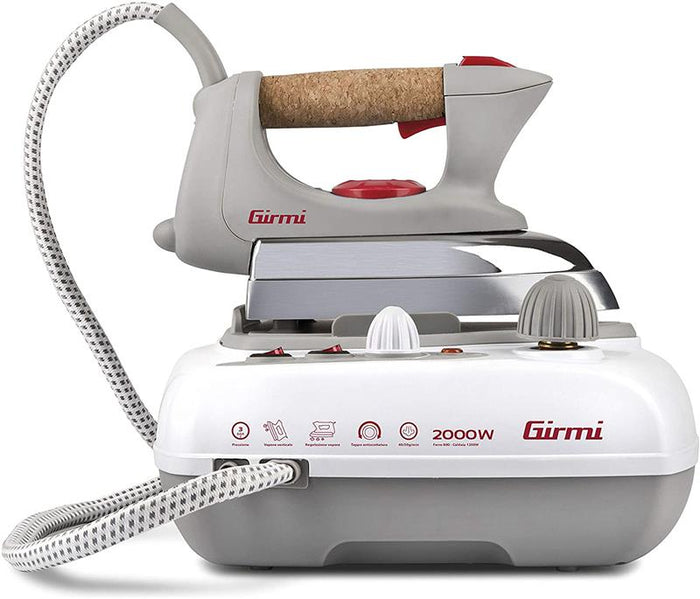 GIRMI FERRO PROFESSIONALE CON IMPUGNATURA IN SUGHERO CON CALDAIA 2000W 700 ML