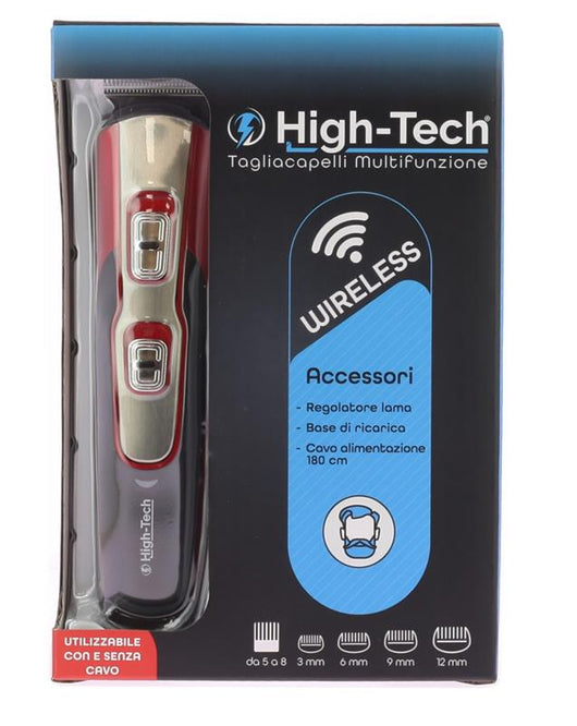 HIGH-TECH TAGLIACAPELLI MULTIFUNZIONE CON BASE 2W