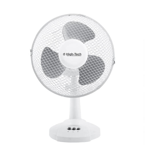 HIGH-TECH VENTILATORE DA TAVOLO 2 VELOCITÀ 25 WATT COLORE BIANCO