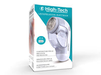 HIGH TECH LEVAPELUCCHI ELETTRICO + SPAZZOLINO PER LA PULIZIA LAME ALIMETAZIONE A BATTERIE OKX