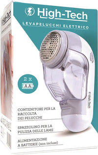 HIGH TECH LEVAPELUCCHI ELETTRICO + SPAZZOLINO PER LA PULIZIA LAME ALIMETAZIONE A BATTERIE OKX