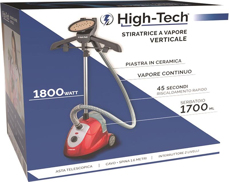 HIGH-TECH STIRATRICE A VAPORE VERTICALE 1800 W CAPACITÀ 1,7 LT