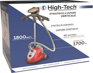 HIGH-TECH STIRATRICE A VAPORE VERTICALE 1800 W CAPACITÀ 1,7 LT