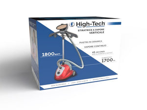 HIGH-TECH STIRATRICE A VAPORE VERTICALE 1800 W CAPACITÀ 1,7 LT