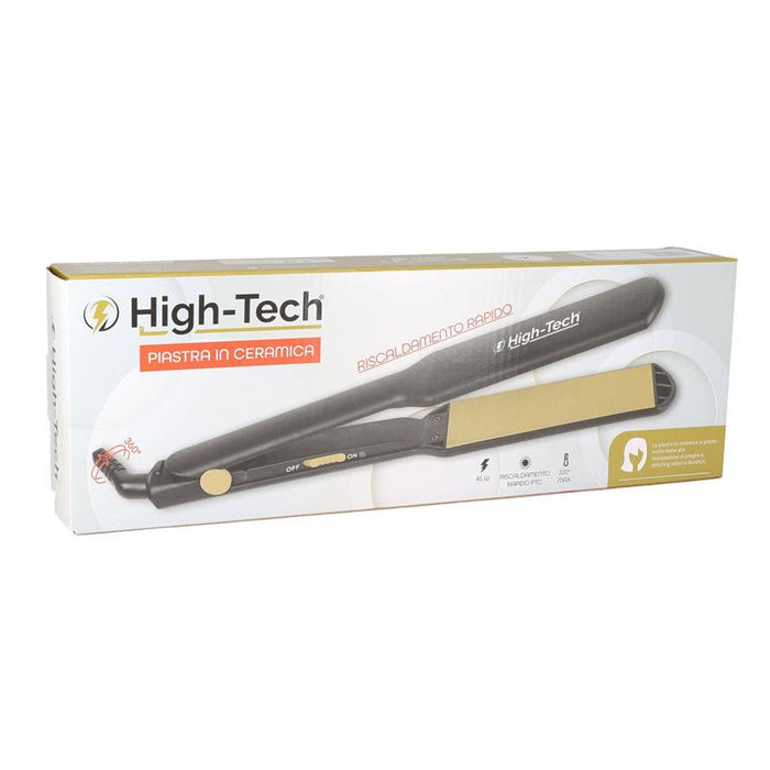 HIGH-TECH PIASTRA PER CAPELLI DA 60W CON COMPONENTI IN CERAMICA COLORE ASSORTITO