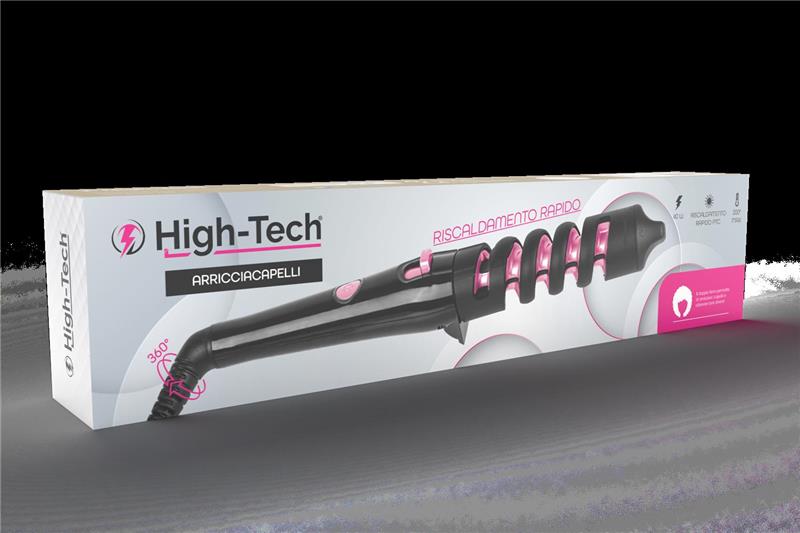 HIGH-TECH ARRICCIACAPELLI PROFESSIONALE DA 40W CON PIASTRA IN CERAMICA