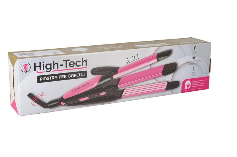 HIGH-TECH PIASTRA DA 40W LISCIO E FRISE COMPONENTI IN CERAMICA COLORE ASSORTITO