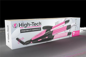 HIGH-TECH PIASTRA DA 40W LISCIO E FRISE COMPONENTI IN CERAMICA COLORE ASSORTITO