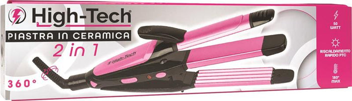 HIGH-TECH PIASTRA DA 40W LISCIO E FRISE COMPONENTI IN CERAMICA COLORE ASSORTITO