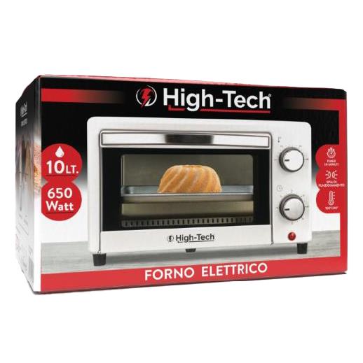 HIGH-TECH FORNO ELETTRICO DA 10LT CON POTENZA 650W COLORE BIANCO
