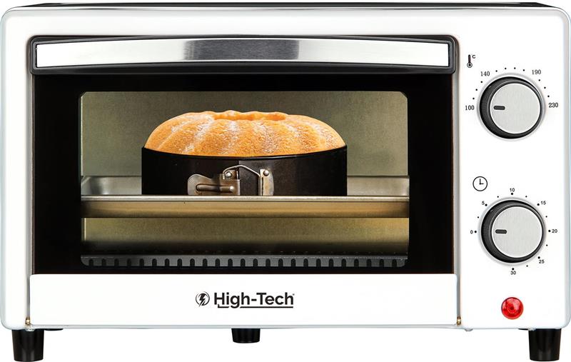 HIGH-TECH FORNO ELETTRICO DA 10LT CON POTENZA 650W COLORE BIANCO
