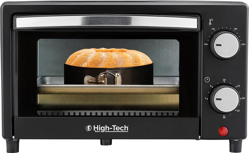 HIGH-TECH FORNO ELETTRICO DA 10LT CON POTENZA 650W COLORE NERO