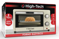 HIGH-TECH FORNO ELETTRICO DA 10LT CON POTENZA 650W COLORE CREMA
