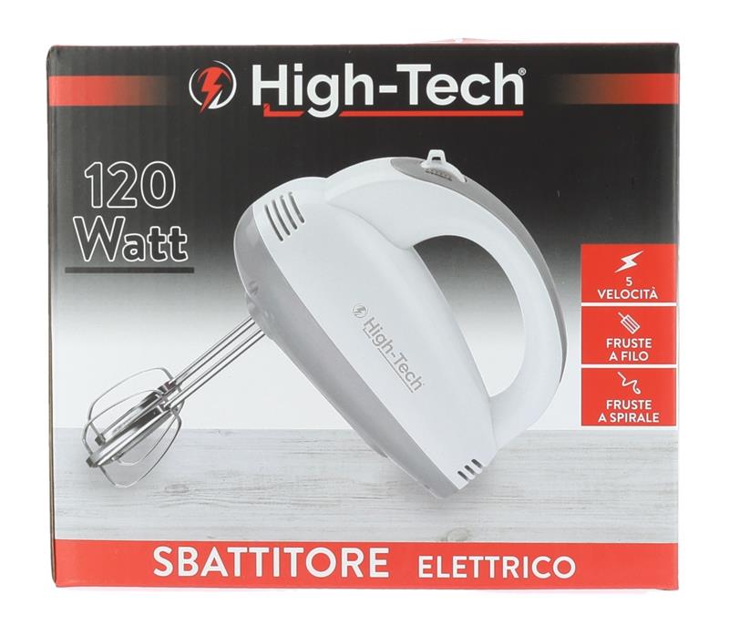 HIGH-TECH SBATTITORE ELETTRICO 120W 5 VELOCITÀ