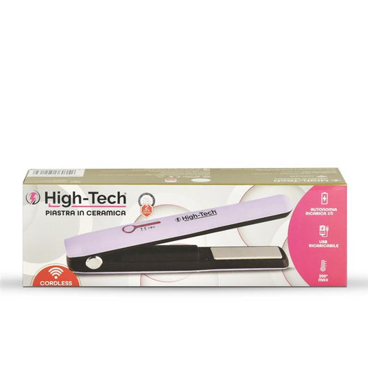 HIGH-TECH PIASTRA IN CERAMICA CORDLESS MODALITÀ NO FILI 3H DI AUTONOMIA 200° MAX RICARICA USB 71,7X16,8 MM COLORE ASSORTITO OKX