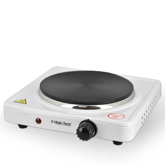 HIGH-TECH FORNELLO ELTTRICO CON PIASTRA SINGOLA 1500W Ø18 CM SPIA DI ACCENSIONE + TERMOSTATO CAVO 1 MT