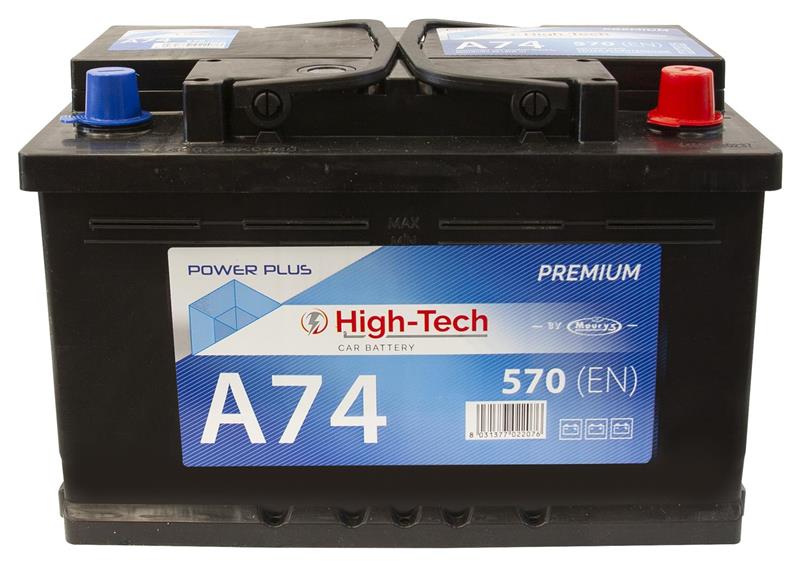 HIGH-TECH BATTERIA PER AUTO 74AH AEN 360