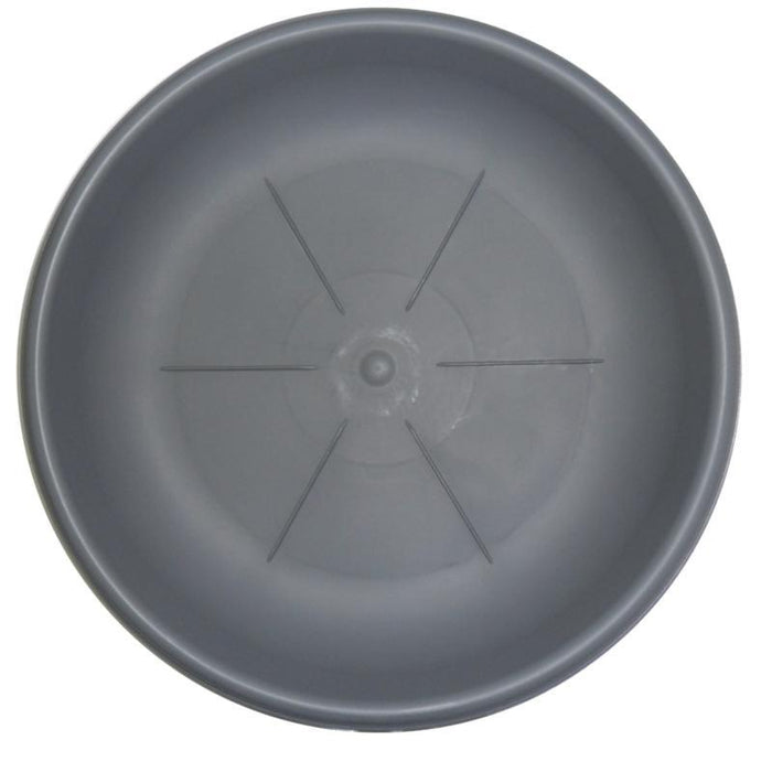 BAMA SOTTOVASO IN PLASTICA ROTONDO 22 CM IN COLORE GRIGIO