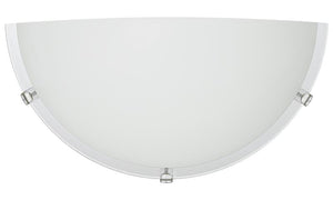 DYLAN APPLIQUE 1XE27 LASTRA IN VETRO BIANCO LUCIDO SERIGRAFATO 220/240V - 50 HZ OKX