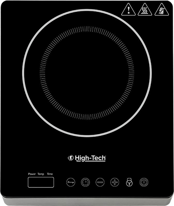 PIASTRA AD INDUZIONE HTC 2000 W VETRO CON TIMER MULTIFUNZONE COLOR NERO OKX