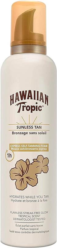 HAWAIIAN TROPIC SELF AUTOABBROZZANTE 1H EXPRESS IN MOUSSE 200 ML CONTIENE ALOE E VITAMINA E