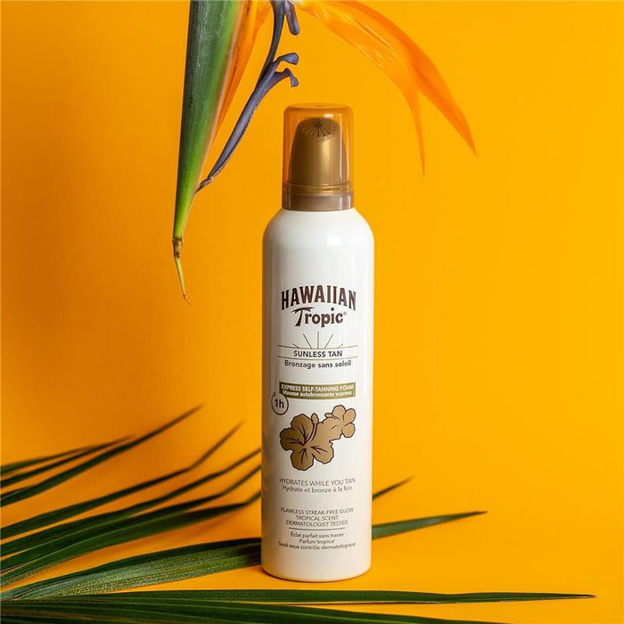 HAWAIIAN TROPIC SELF AUTOABBROZZANTE 1H EXPRESS IN MOUSSE 200 ML CONTIENE ALOE E VITAMINA E