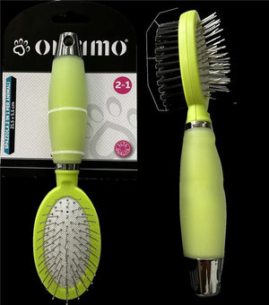 SPAZZOLA 2 IN 1 ALTA QUALITÀ PER ANIMALI 21.5 CM