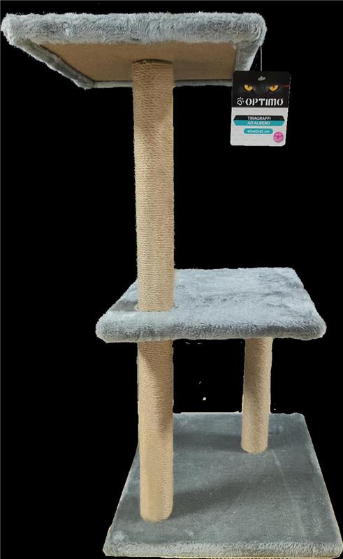 OPTIMO TIRAGRAFFI AD ALBERO CON 2 PIANI 40 X 40 X H81CM IN COLORE ASSORTITO