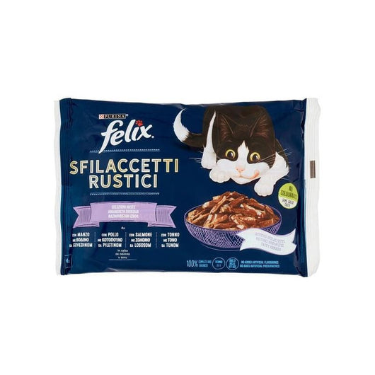 SFILACCETTI RUSTICI FELIX 4X85 GR IN 4 GUSTI DIFFERENTI