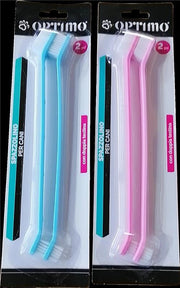SPAZZOLINO DENTI PER CANI 2 PZ IN COLORAZIONE ASSORTITA