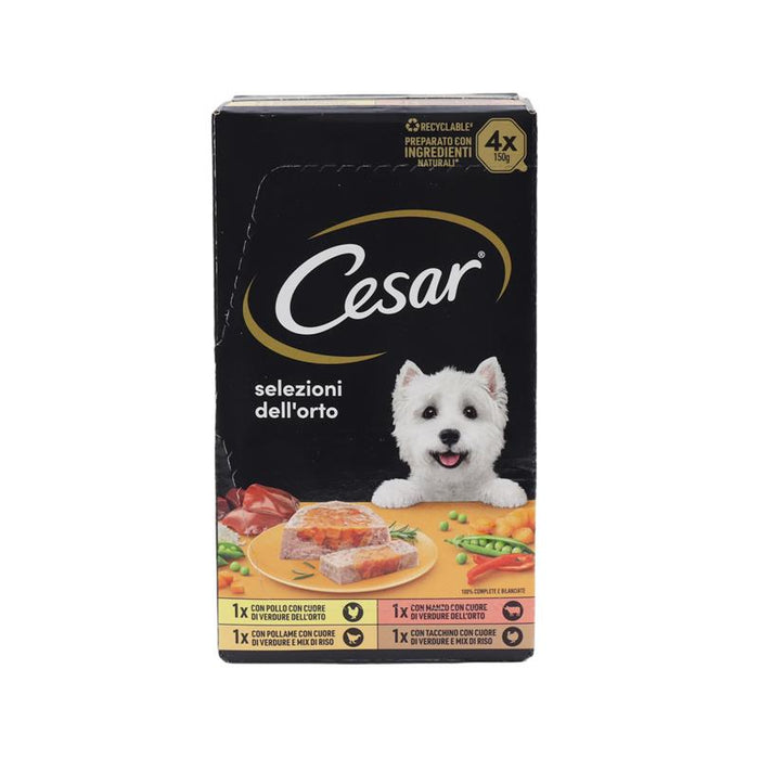 CESAR VASCHETTE IN GELATINA MULTIPACK SELEZIONI DELL' ORTO 4 X 150 GR