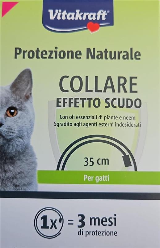 VITAKRAFT COLLARE EFFETTO SCUDO ANTIPARASSITARIO PER GATTI 35 CM OKX