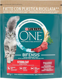 PURINA ONE STERILCAT MANZO & FRUMENTO BIFENSIS 800 G