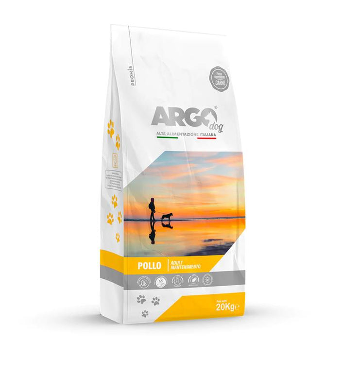 ARGO DOG ADULT MANTENIMENTO CIBO SECCO AL POLLO 20 KG ALIMENTO COMPLETO PER CANI ADULTI DI TUTTI I GENERI