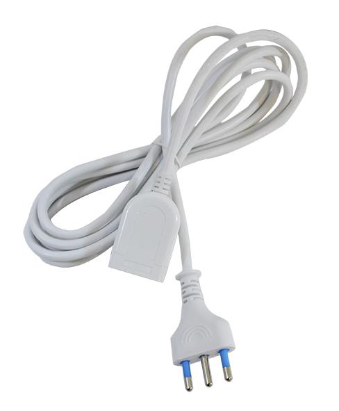 MAURY'S PROLUNGA CON SPINA E CAVO DI LUNGHEZZA 3 METRI BIANCO