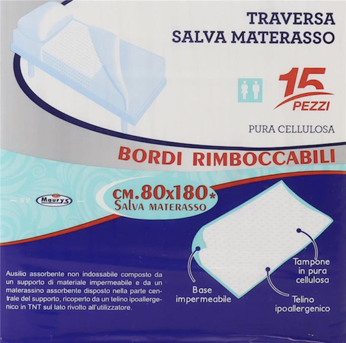 MAURY'S TRAVERSA SALVA MATERASSO 80X180CM 15PZ