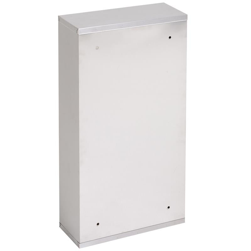 CASSETTA PORTA MEDICINALI CCON 4 RIPIANI IN ACCIAIO  30X12X60 CM BIANCA