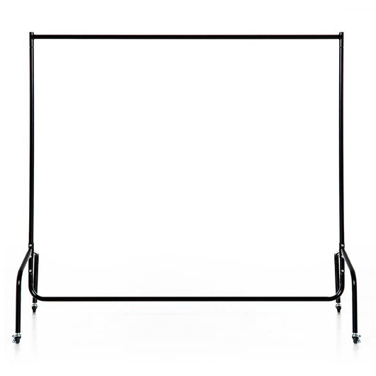 STENDER RELLA PORTA ABITI CON 4 ROTELLE IN FERRO, 150X60X150CM