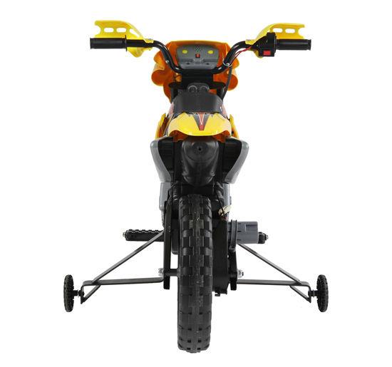 MOTO DA CROSS ELETTRICA PER BAMBINI CON ROTELLE GIALLO